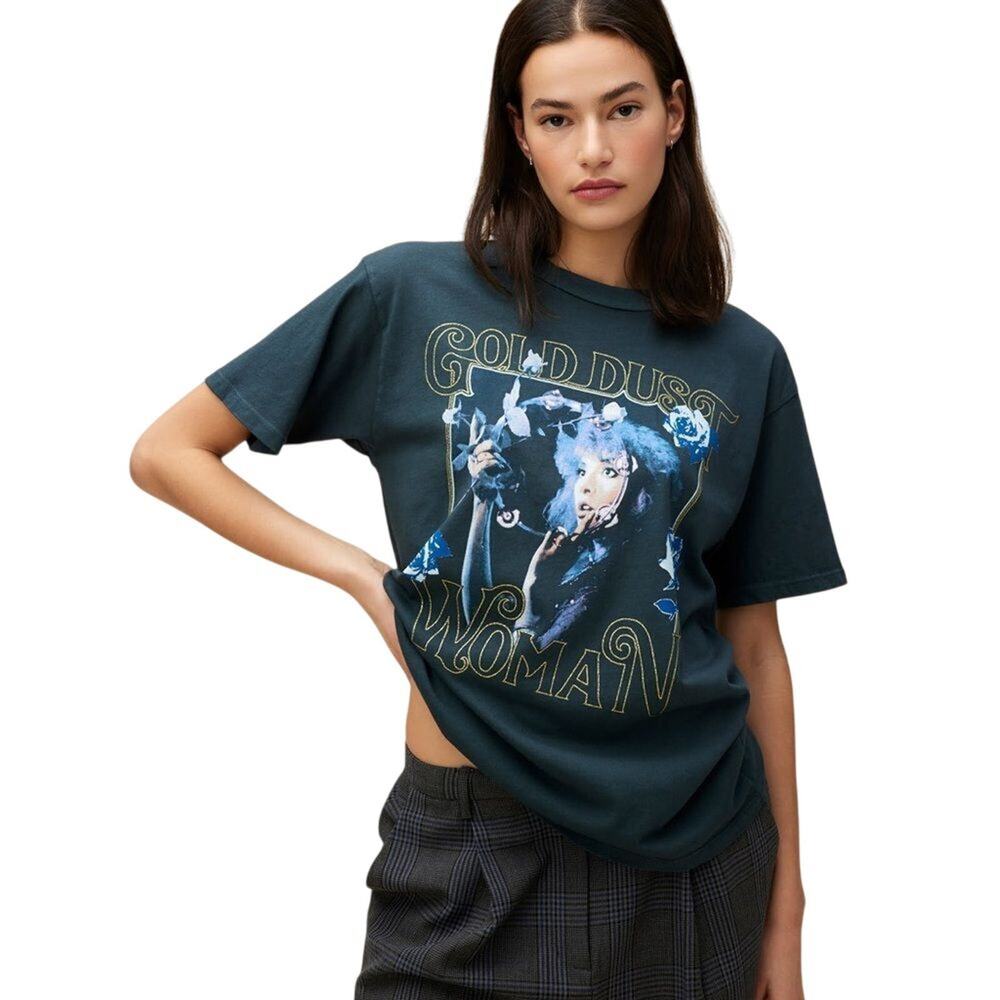 DAYDREAMER Stevie Nicks Gold Dust Woman Weekend Tee Size S New with Tag MSRP $95